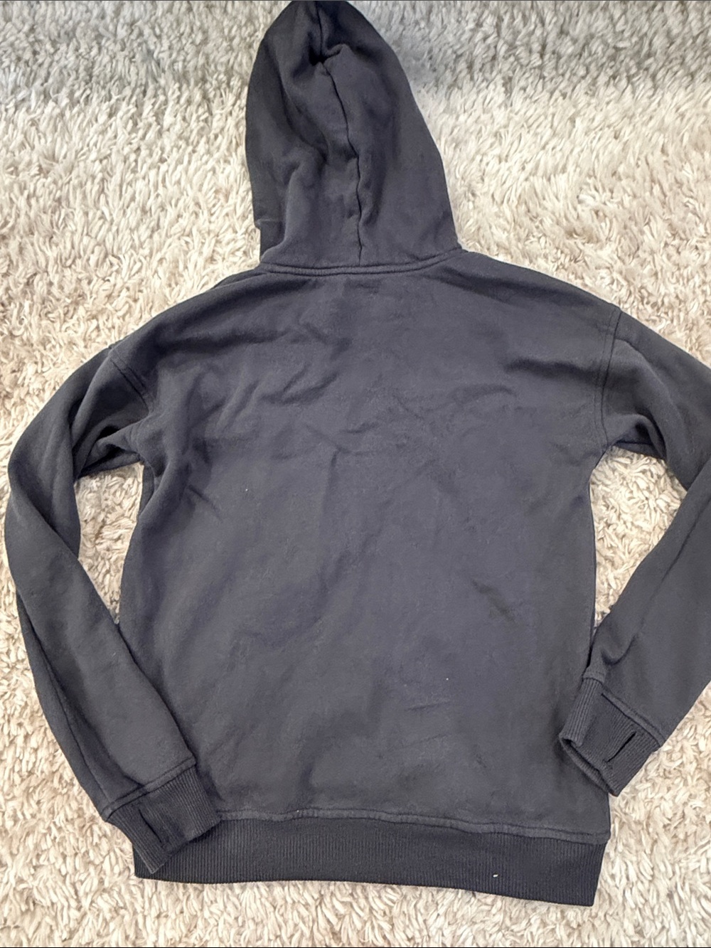 Abercrombie & Fitch Women's Charcoal Funnel Neck Pullover Sweater - Picture 5 of 5
